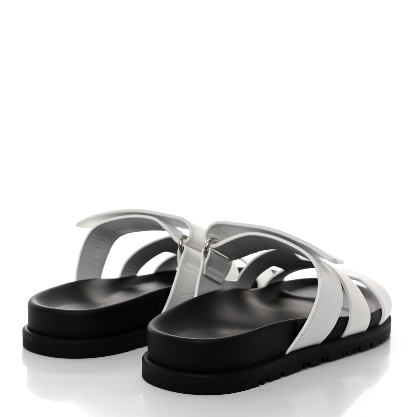 Calfskin Womens Chypre Sandals 36 White