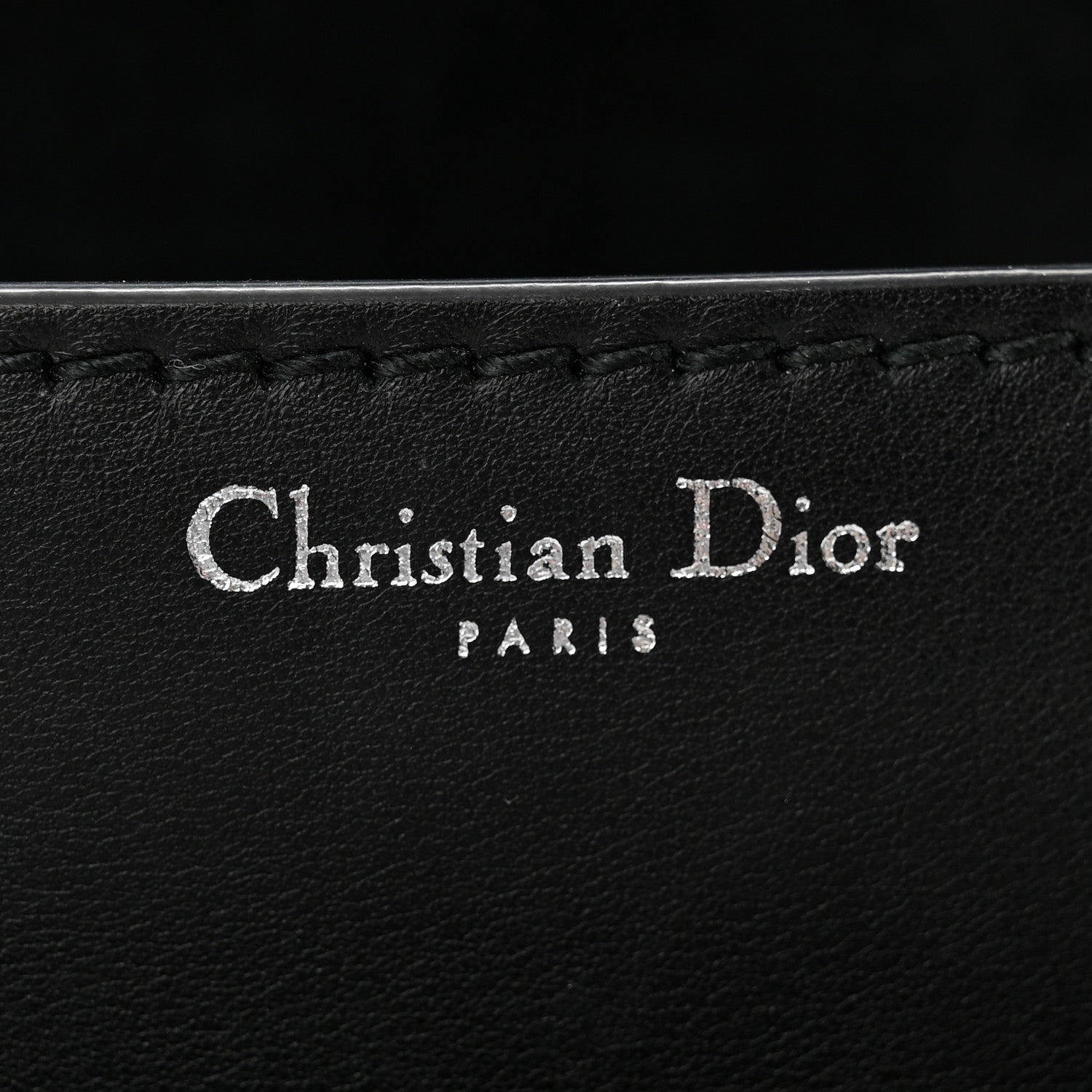 Christian Dior Smooth Calfskin Embroidered Mosaic of Mirrors Mini J'Adior Chain Flap Bag Black 6 of 11