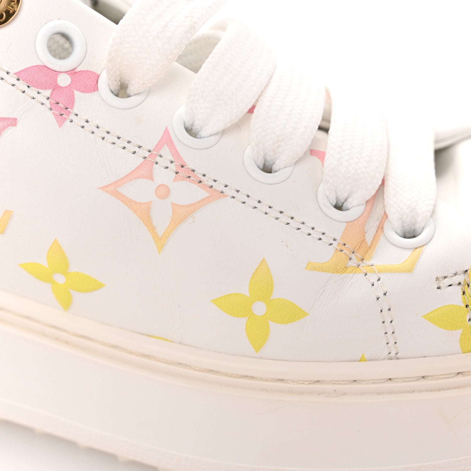 Louis Vuitton Monogram By The Pool Time Out Sneakers 36 Rose 11 of 13