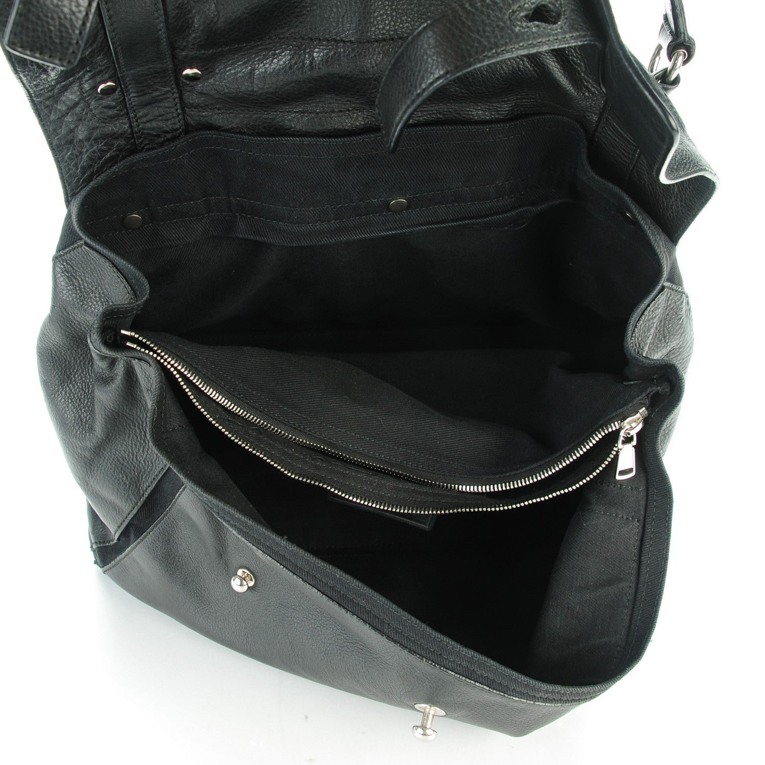 Saint Laurent Calfskin Large Muse Two Black 5 of 7