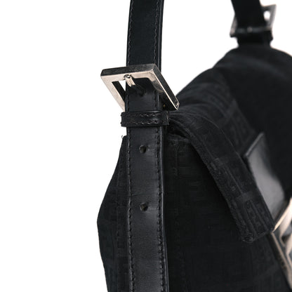 Fendi Zucchino Baguette Black 3 of 13