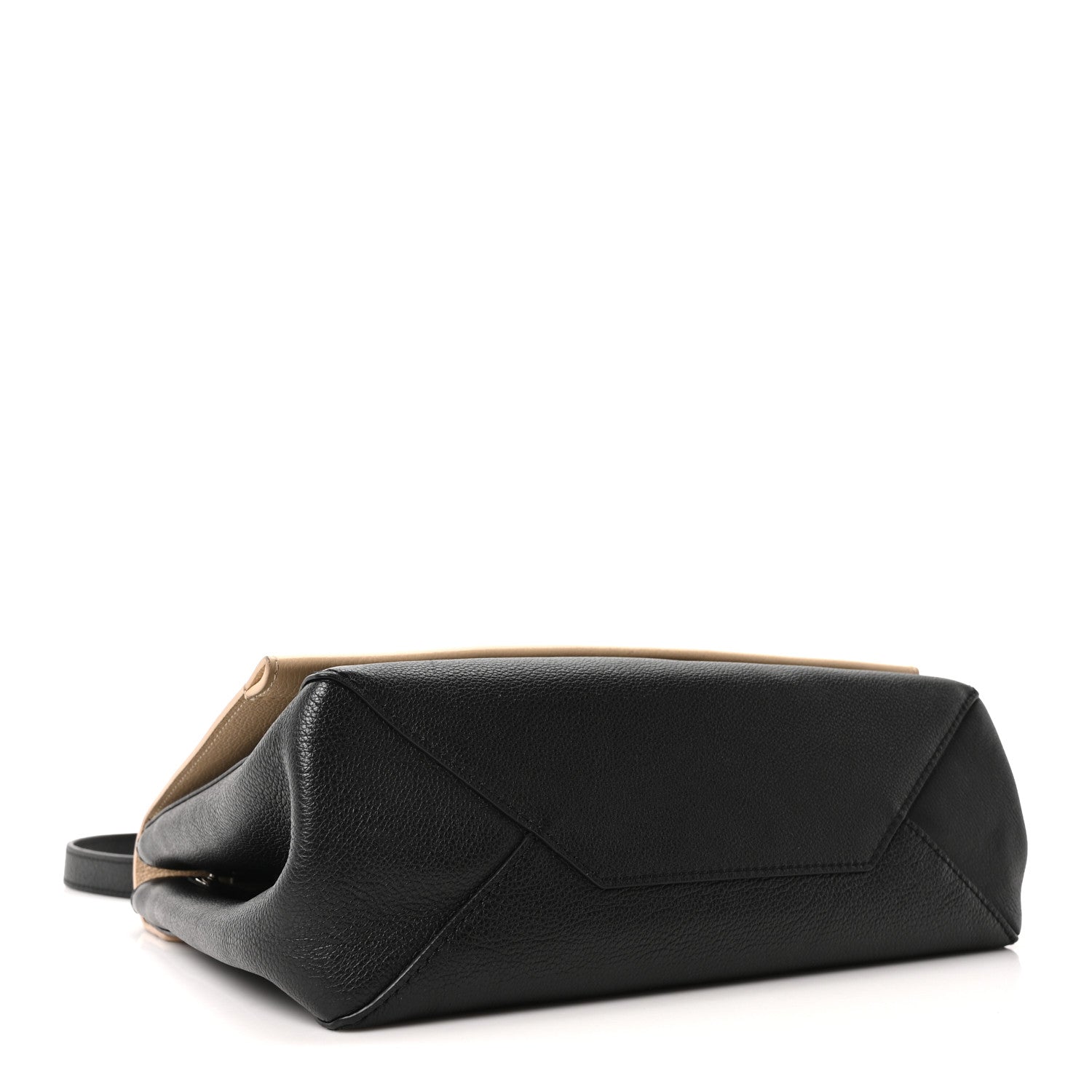 Louis Vuitton Soft Calfskin Lockme II Top Handle Vanille Black 4 of 9