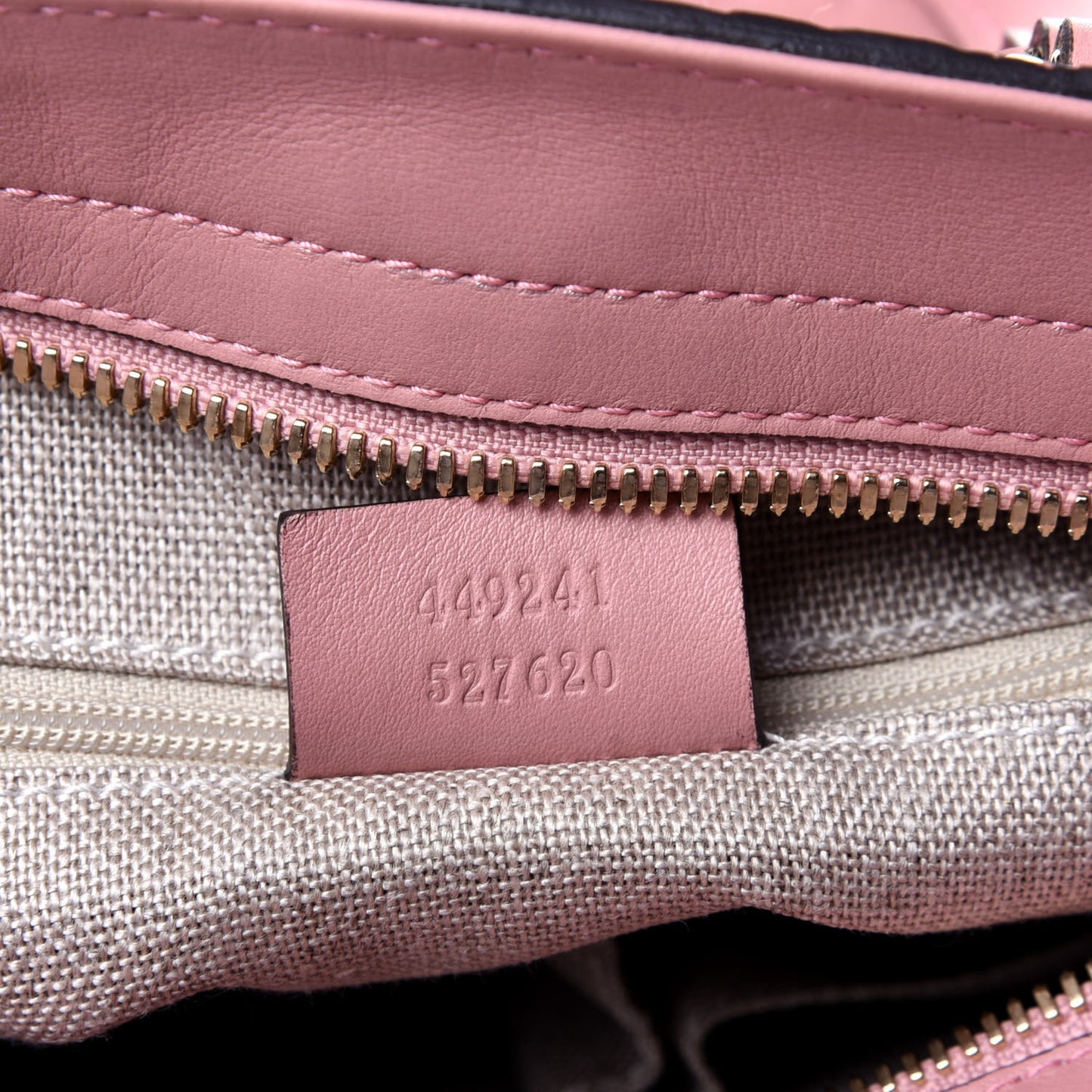 Microguccissima Small Bree Tote Soft Pink