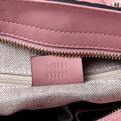 Gucci Microguccissima Small Bree Tote Soft Pink 10 of 11