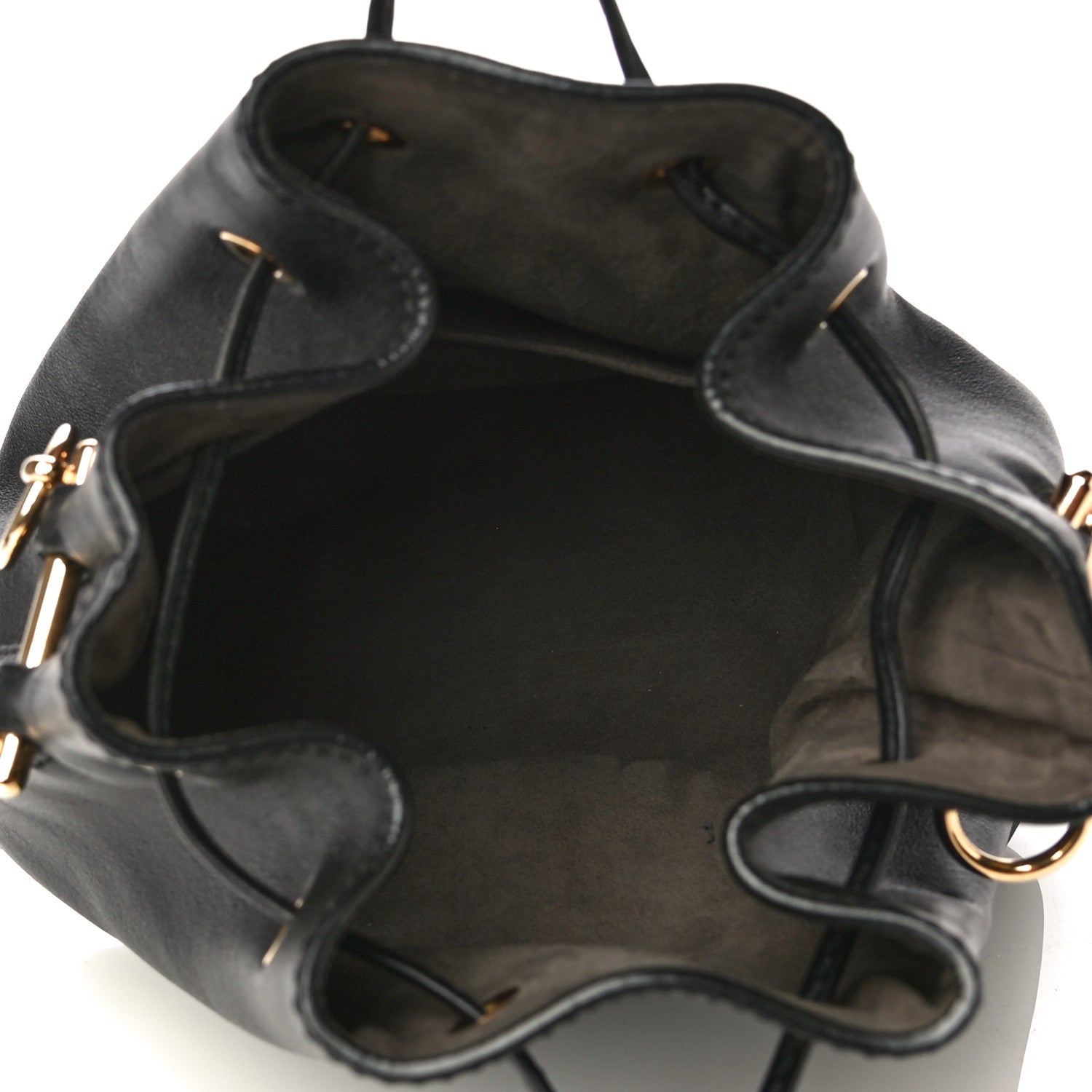 Fendi Vitello Grace Matte F is Fendi Grande Mon Tresor Bucket Bag Black 5 of 13