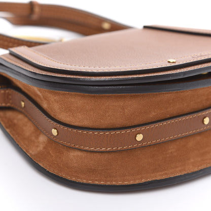 Chloe Calfskin Suede Small Nile Bracelet Bag Caramel 8 of 11