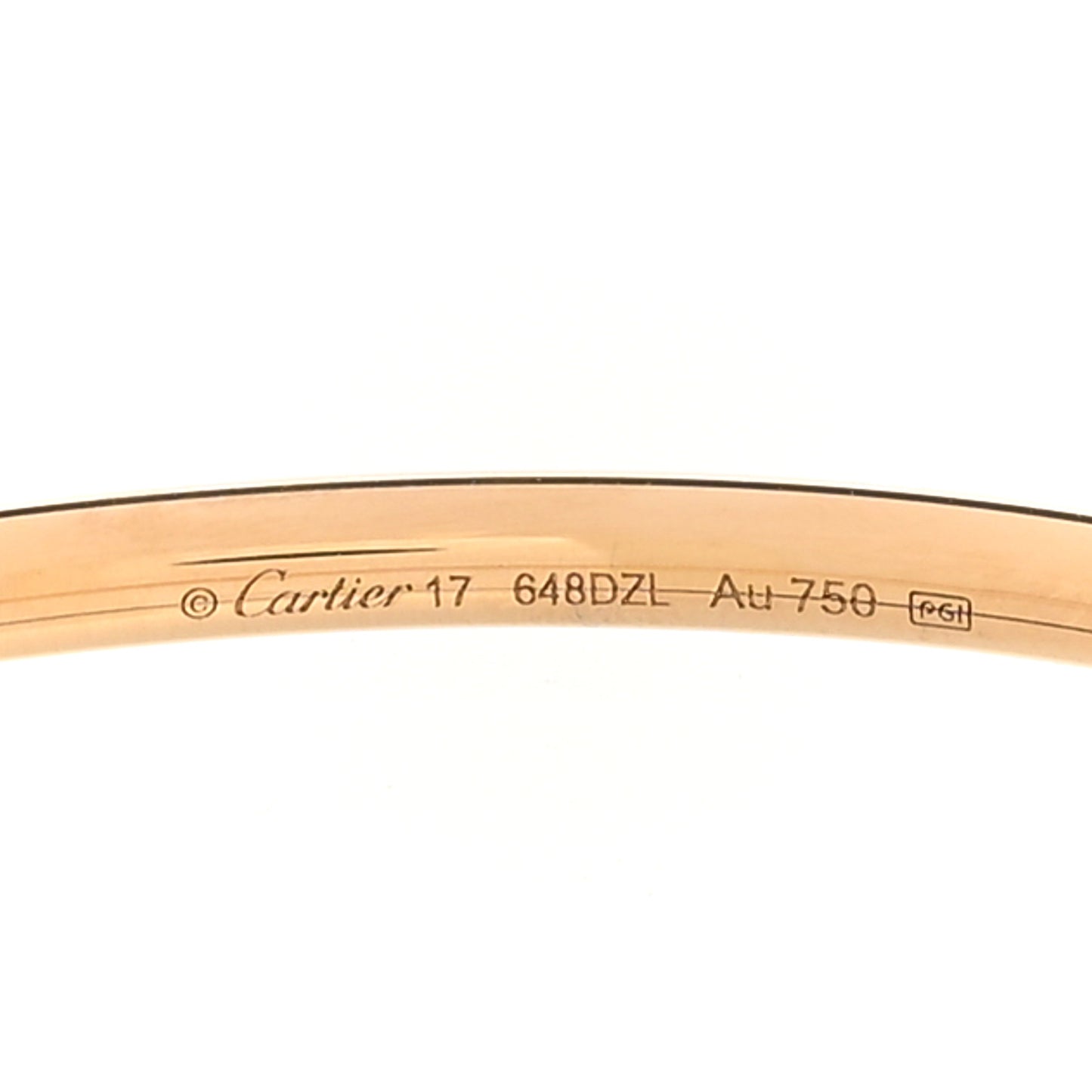18K Yellow Gold Diamond Small Juste Un Clou Bracelet 17