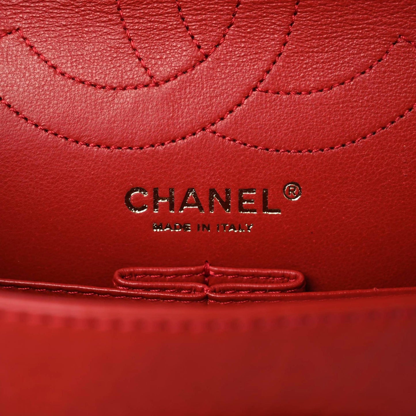Aged Calfskin Quilted 2.55 Reissue 226 Flap Red