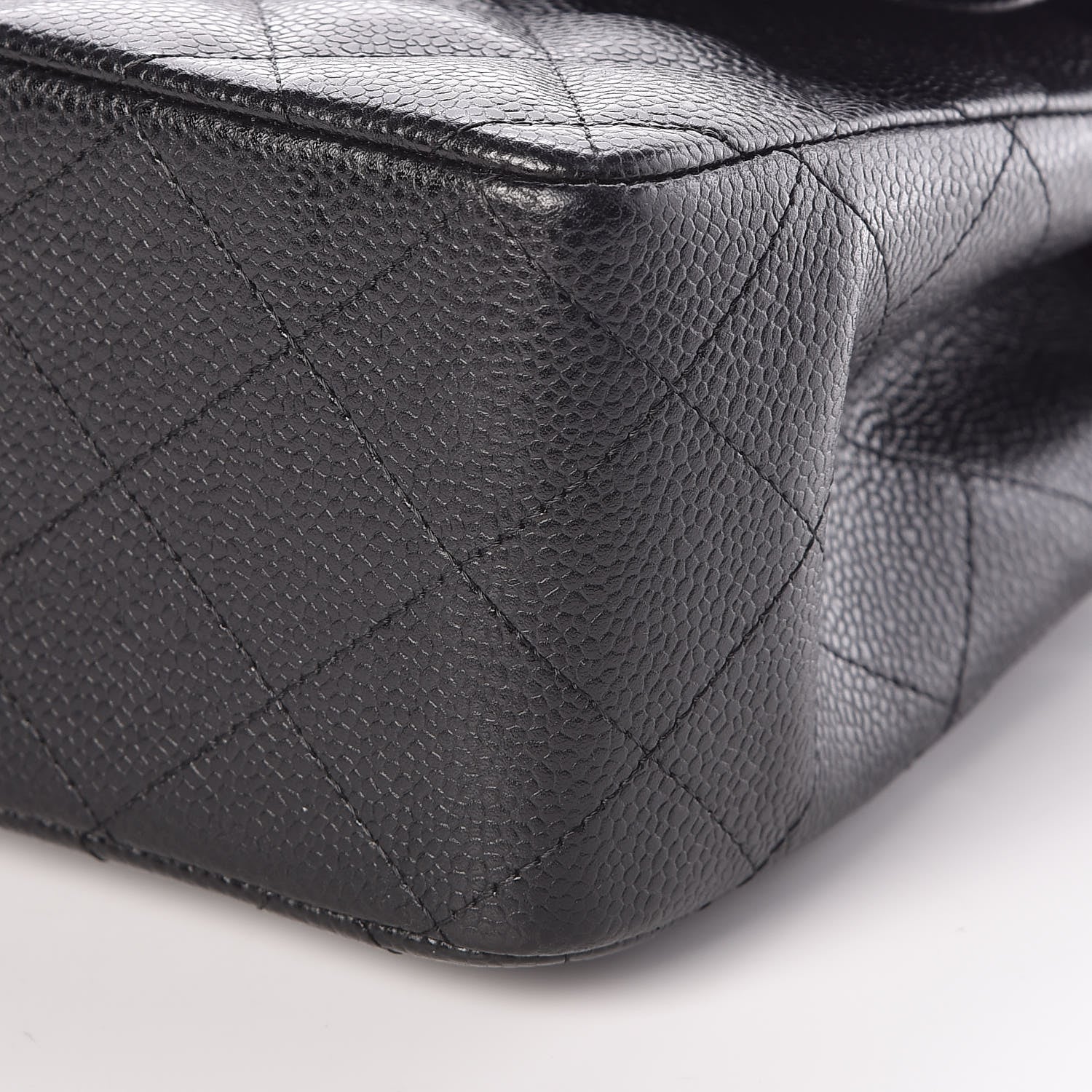 Chanel Caviar Quilted Jumbo Double Flap Black 9 of 10