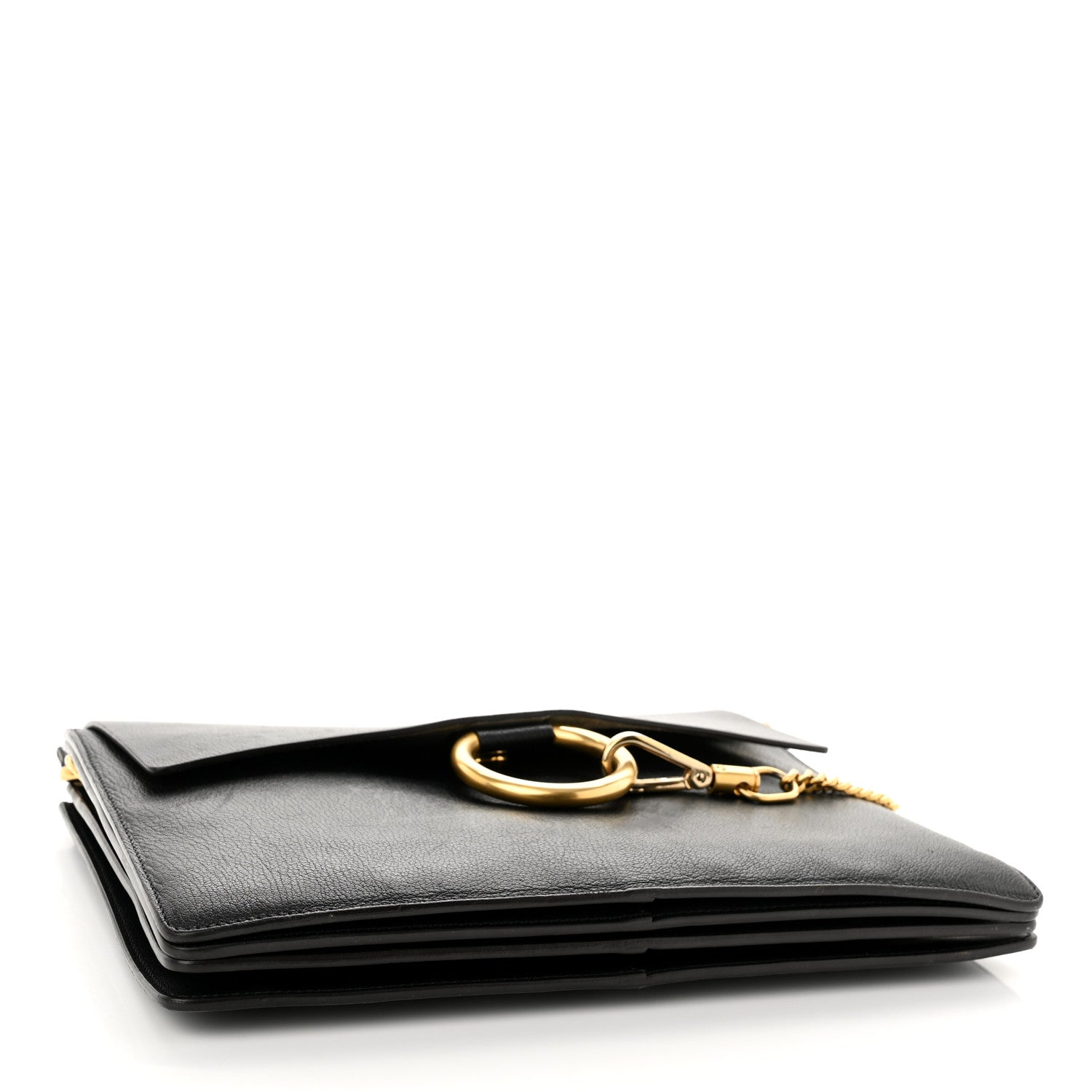 Chloe Calfskin Medium Faye Shoulder Bag Black 4 of 10