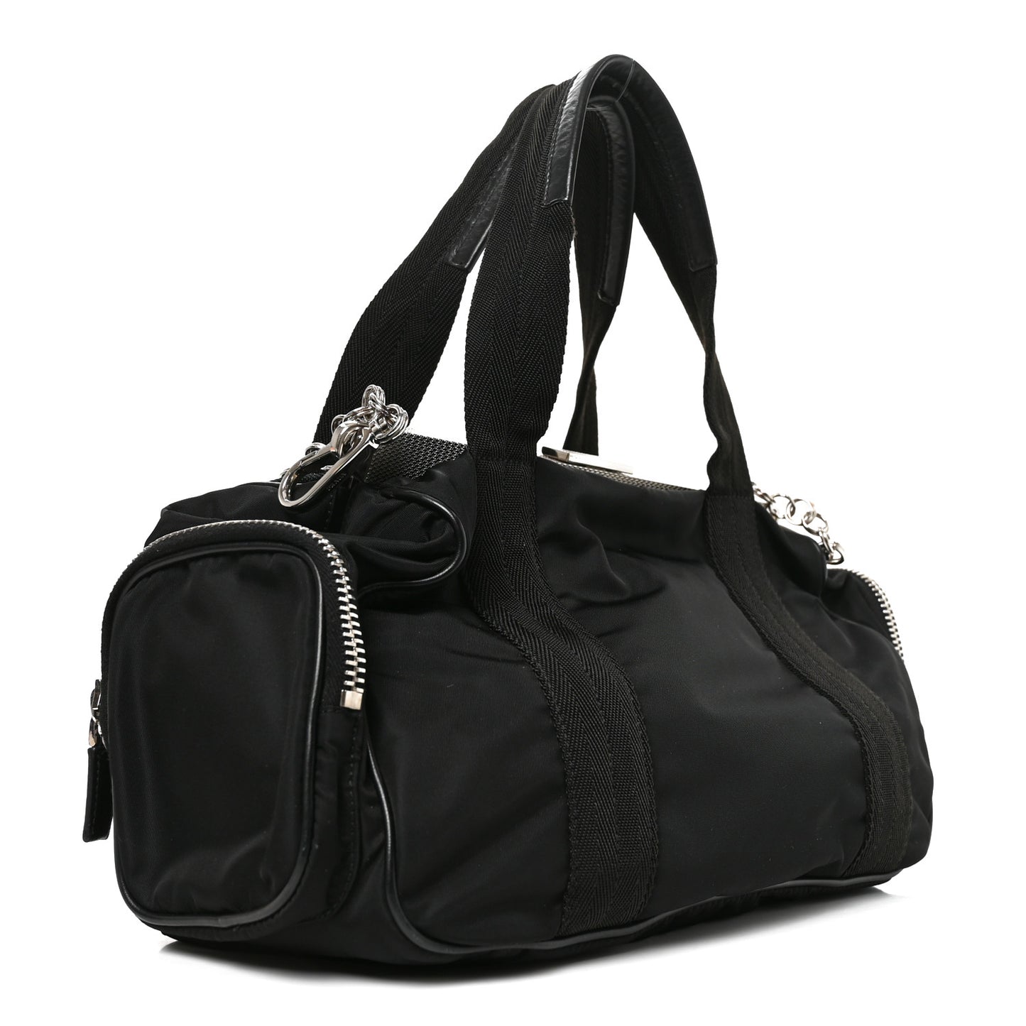 Tessuto Nylon Active Shoulder Bag Black