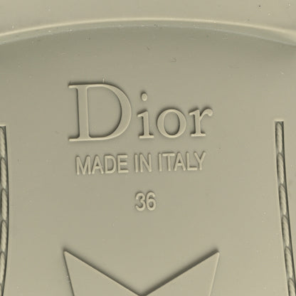 Christian Dior Rubber Macrocannage Dio(r)evolution Slide Sandals 36 Desert Shade 7 of 9
