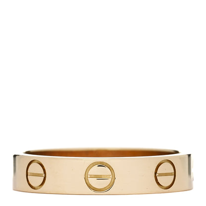Cartier 18K Yellow Gold 3.5mm LOVE Wedding Band Ring 49 4.75 3 of 5