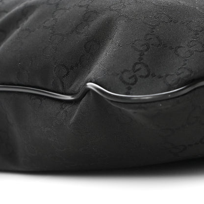 Gucci Nylon Monogram Small Flat Messenger Bag Black 9 of 11