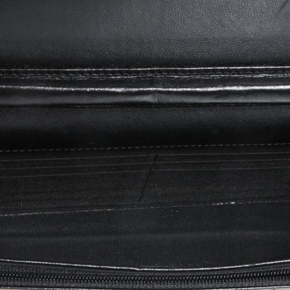 Chanel Python Wallet On Chain WOC Black and Gold 6 of 7