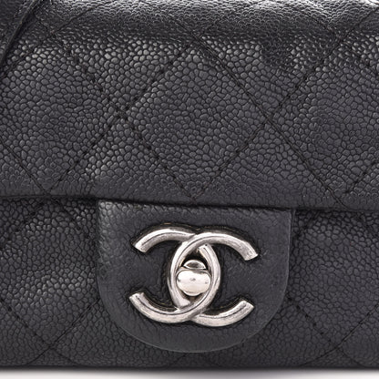 Chanel Caviar Quilted Mini Simply CC Flap Black 9 of 10