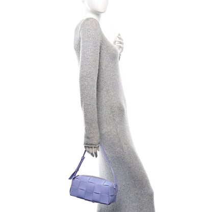 Bottega Veneta Lambskin Maxi Intrecciato Small Brick Cassette Bag Wisteria 2 of 9