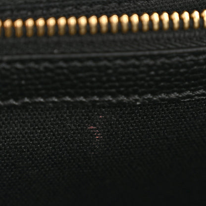 Burberry Grainy Calfskin House Check Medium Banner Tote Black 10 of 14