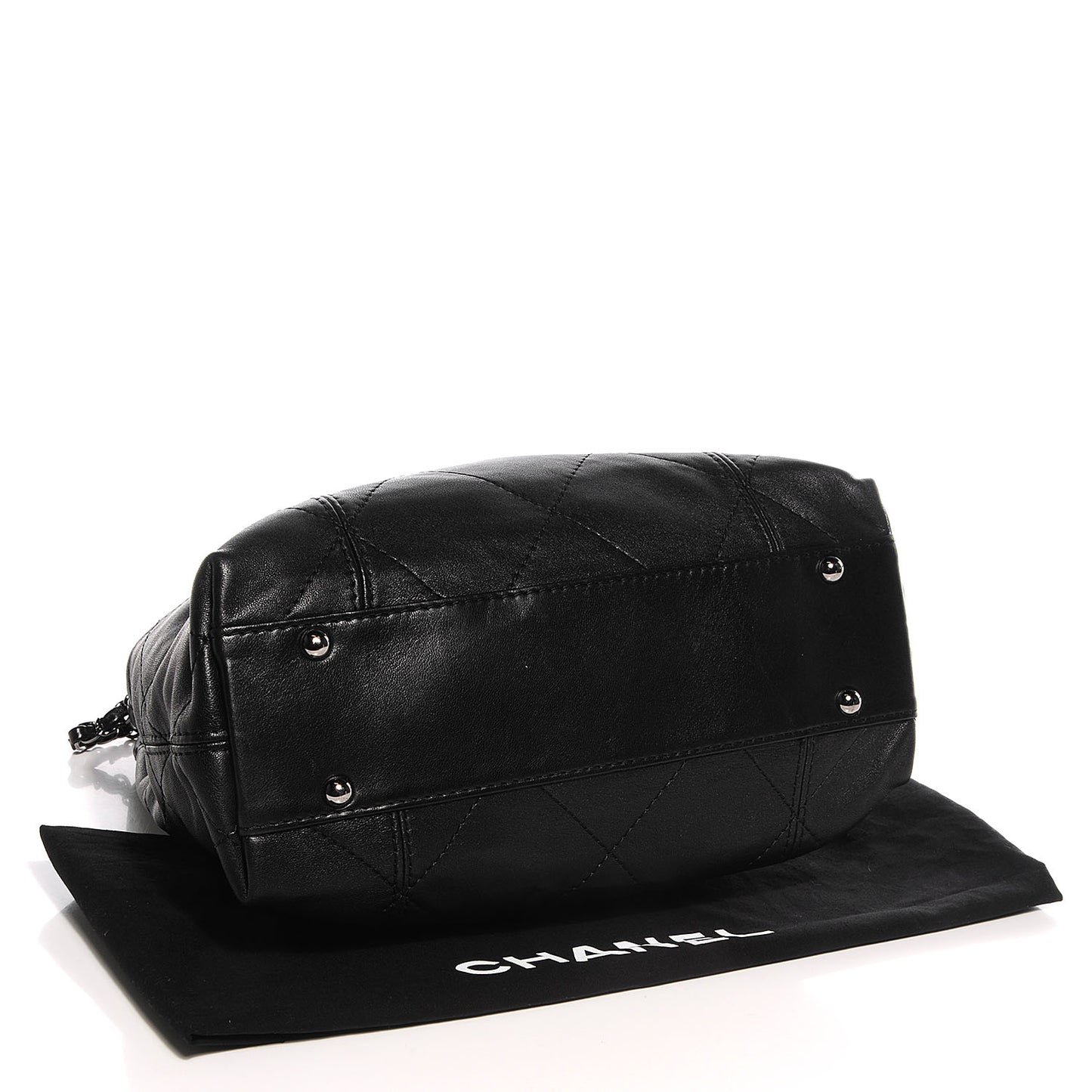 Lambskin Soft Touch Shoulder Bag Black