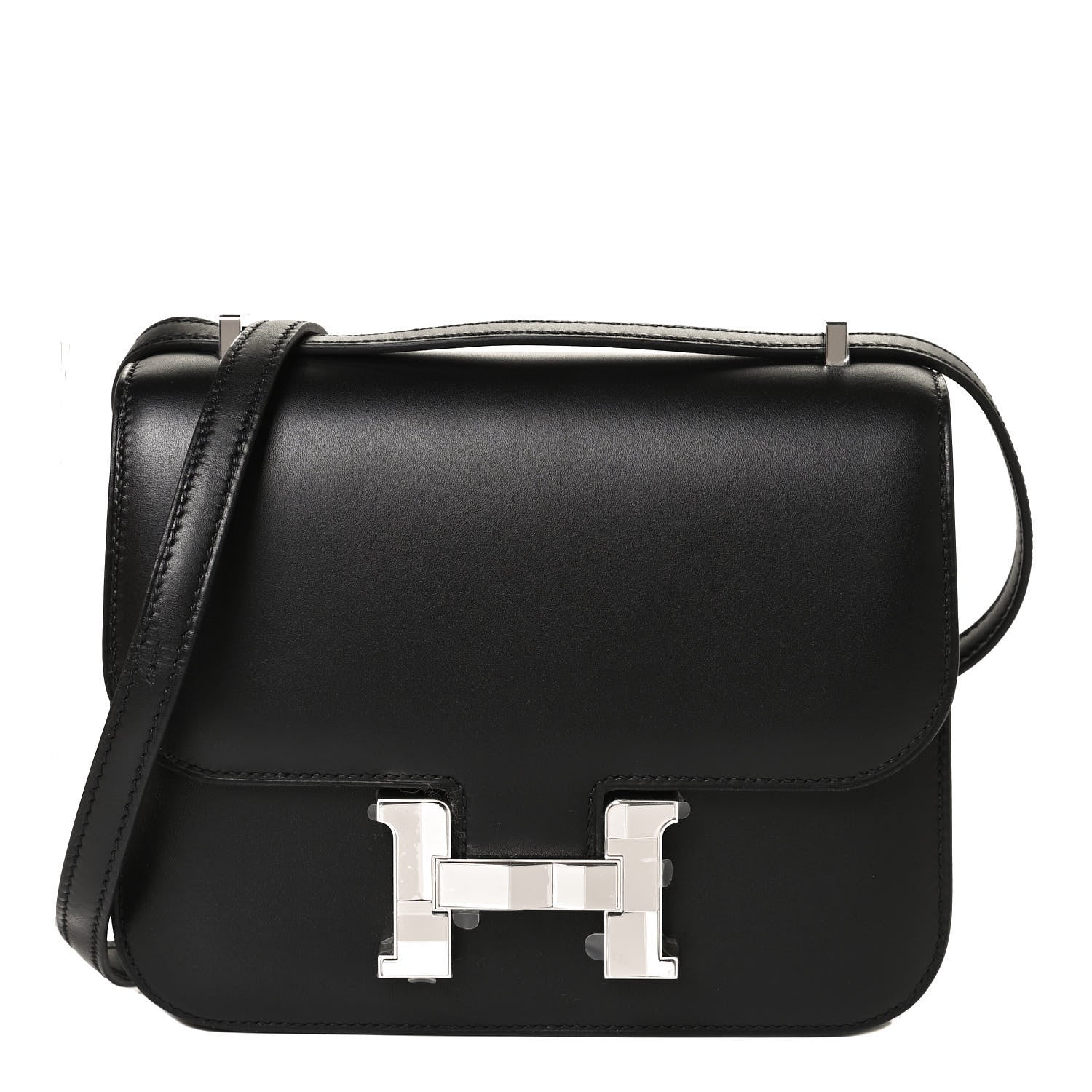 Hermes Veau Monsieur Mirror Constance 18 Black 1 of 11