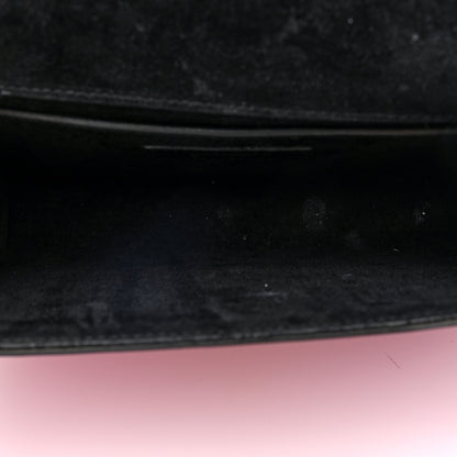 Saint Laurent Metallic Calfskin Small Classic Monogram Kate Tassel Satchel Pink 5 of 11