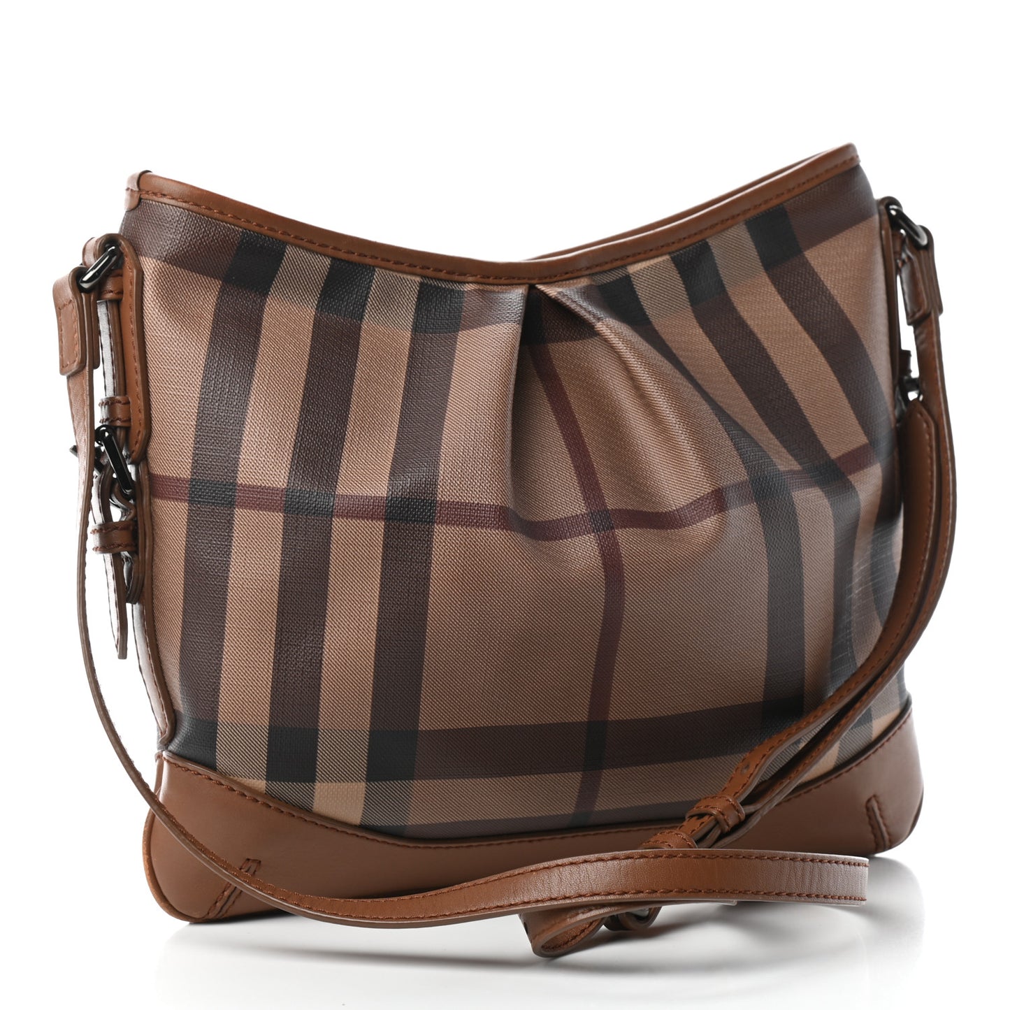 Smoked Check Hartham Shoulder Bag Brown