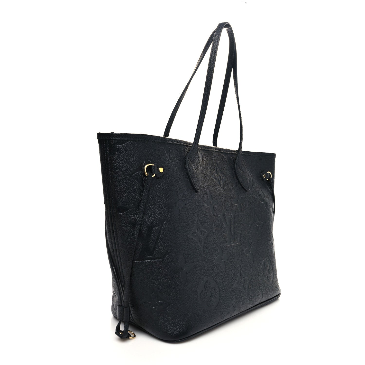 Louis Vuitton Empreinte Monogram Giant Neverfull MM Black 5 of 12