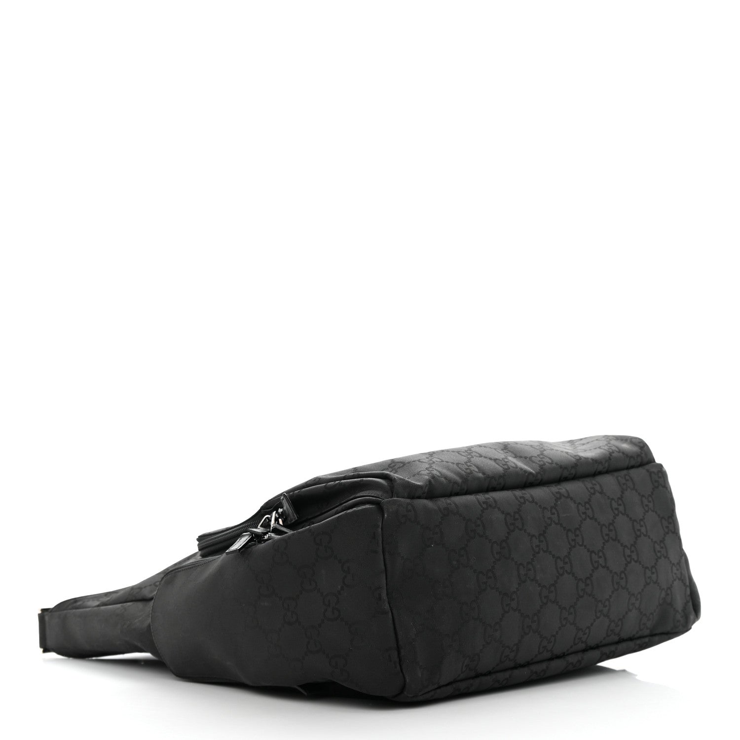 Gucci Nylon Monogram Extra Large Satchel Black 4 of 12