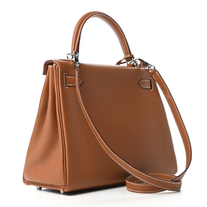 Hermes Togo Kelly Retourne 28 Gold 3 of 10