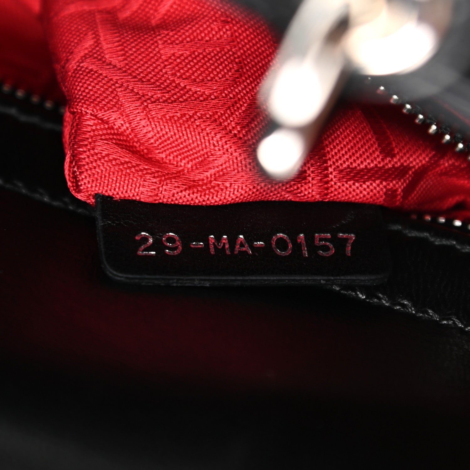 Christian Dior Lambskin Cannage Small Lucky Badges My Lady Dior Black 6 of 9