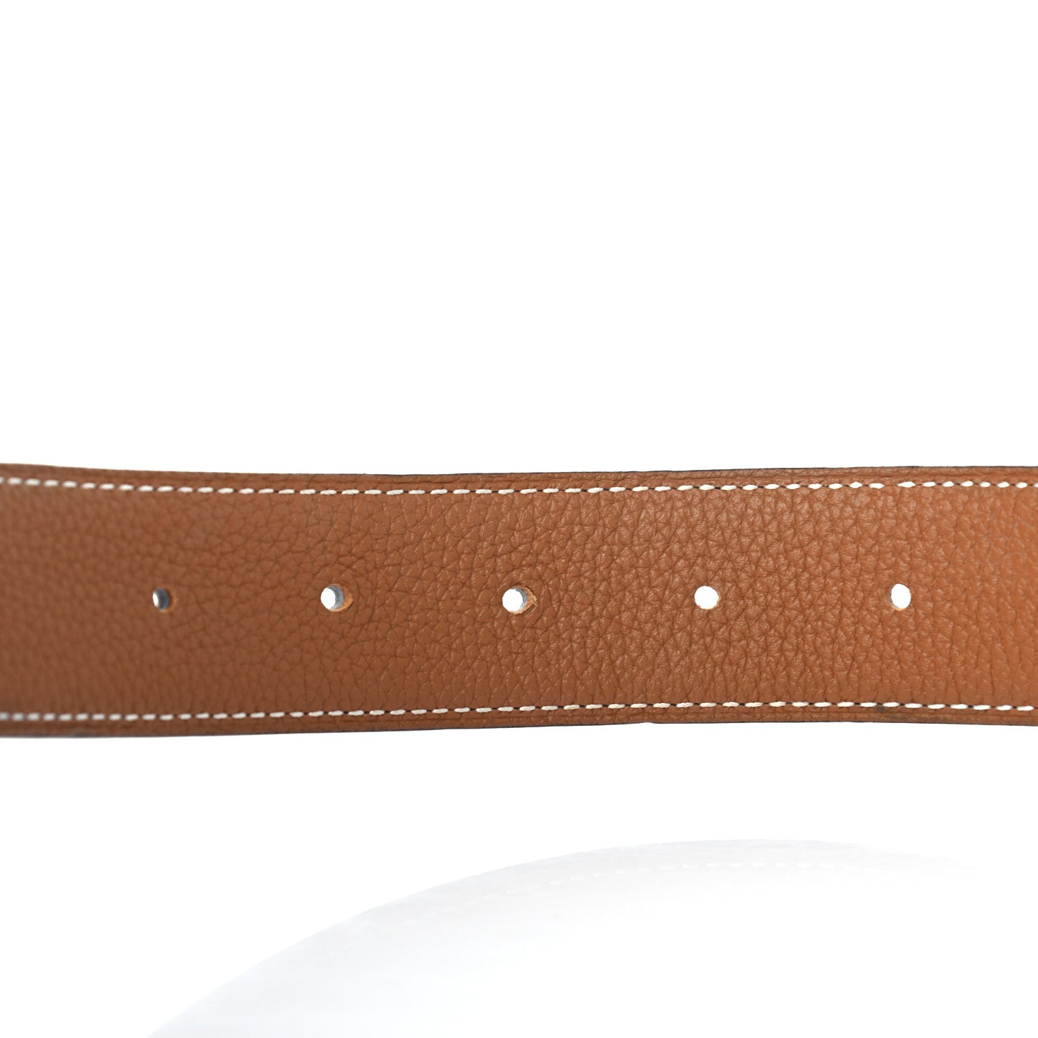 Hermes Box Togo 32mm H Belt 90 Black Gold 4 of 5