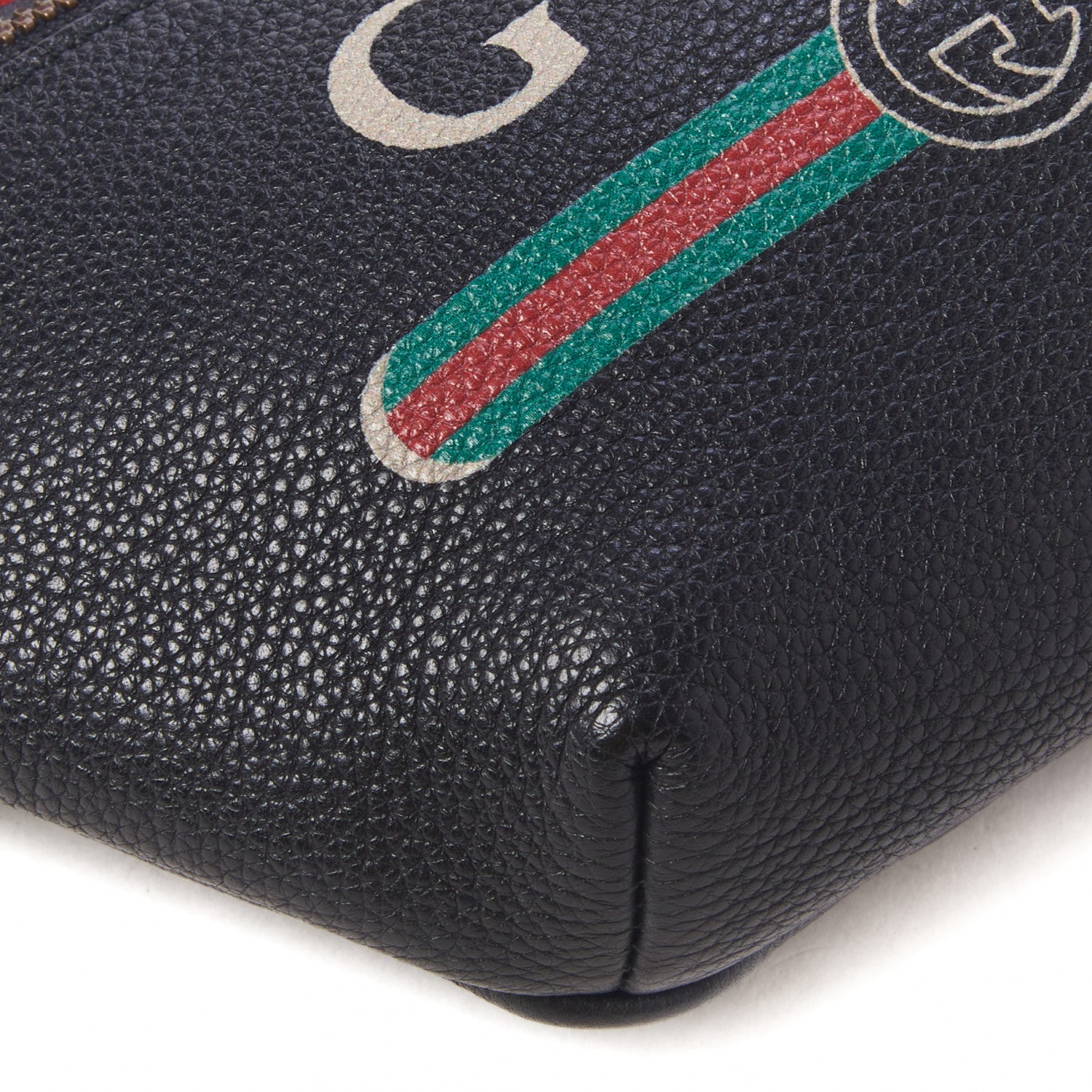 Gucci Grained Calfskin Small Logo Belt Bag Black 6 of 9