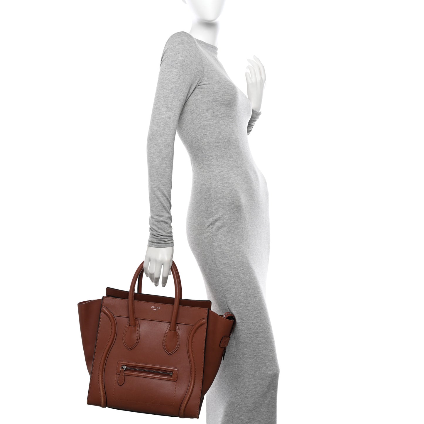 Smooth Calfskin Mini Luggage Sienna