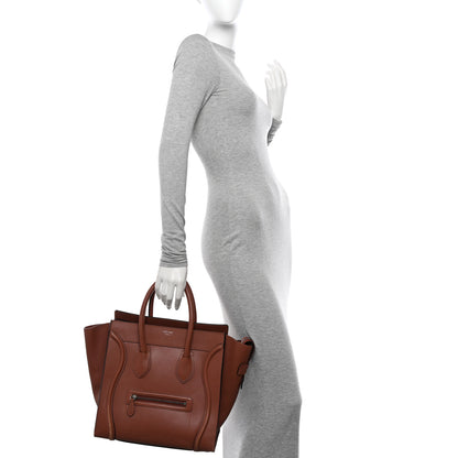 Celine Smooth Calfskin Mini Luggage Sienna 2 of 22