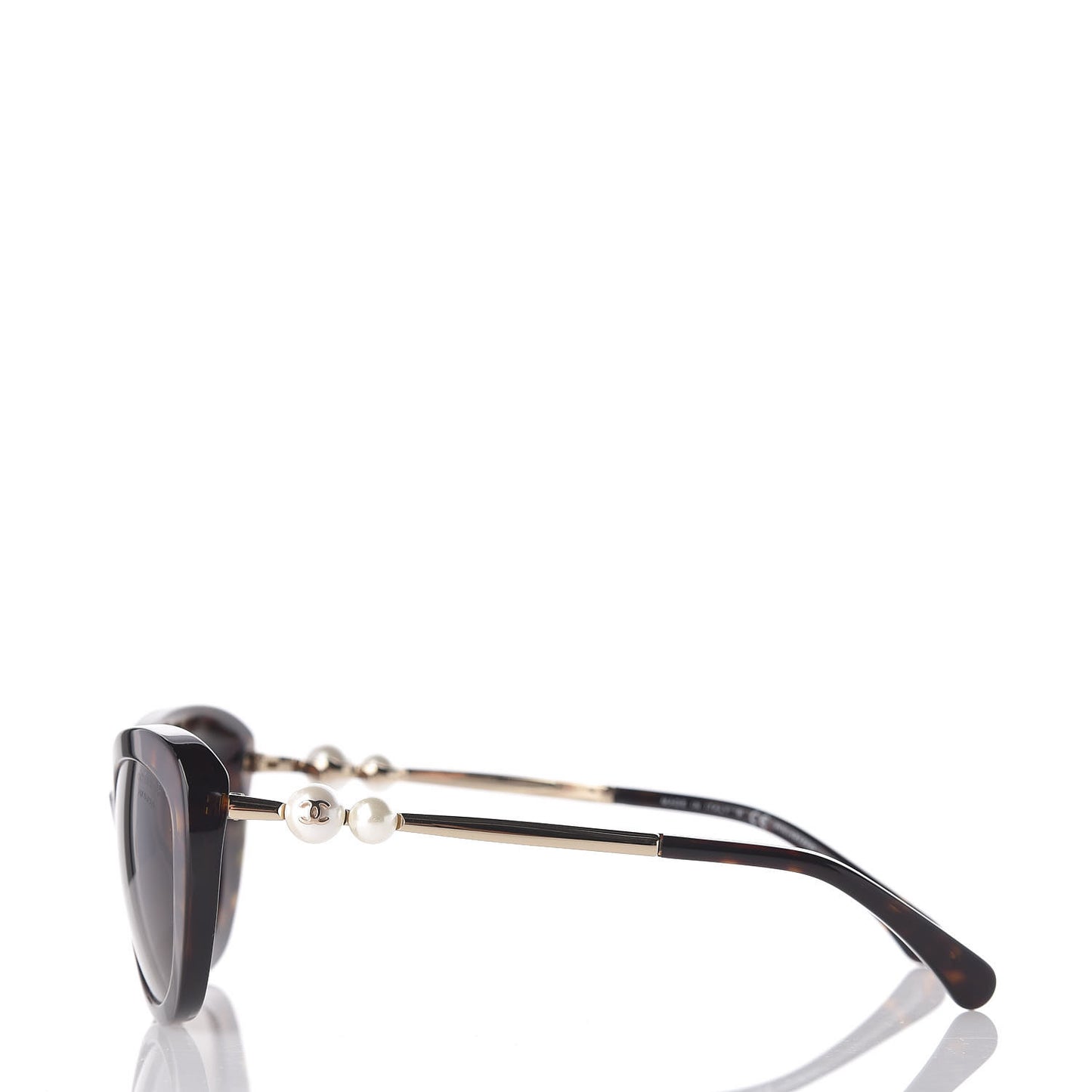 Cat Eye Pearl Sunglasses 5340-H Tortoise