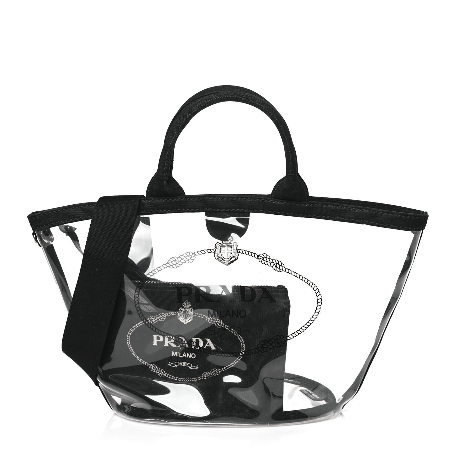 Plexiglass Canapa Small Shopper Tote Black