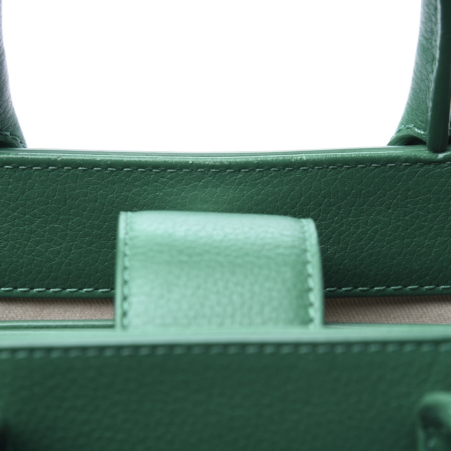Chanel Grained Calfskin Mini Neo Executive Shopper Tote Green 10 of 13