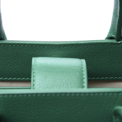 Chanel Grained Calfskin Mini Neo Executive Shopper Tote Green 10 of 13
