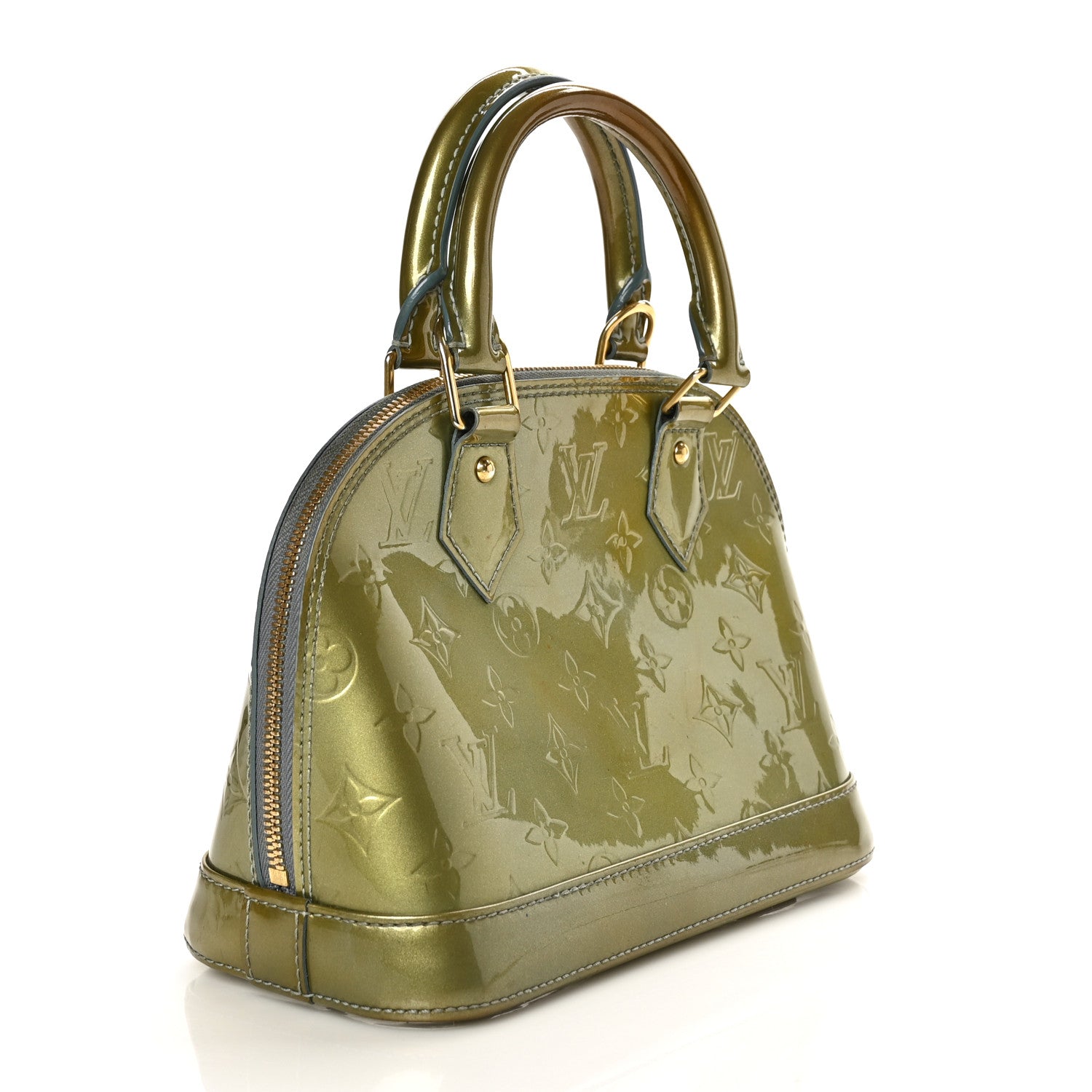 Louis Vuitton Vernis Alma BB Givre 2 of 5