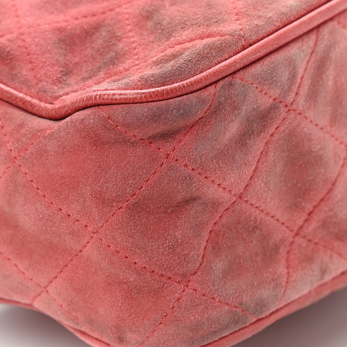 Suede CC Tassel Camera Case Pink