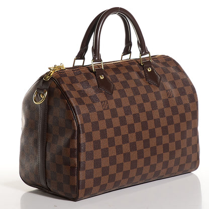 Louis Vuitton Damier Ebene Speedy Bandouliere 30 3 of 7