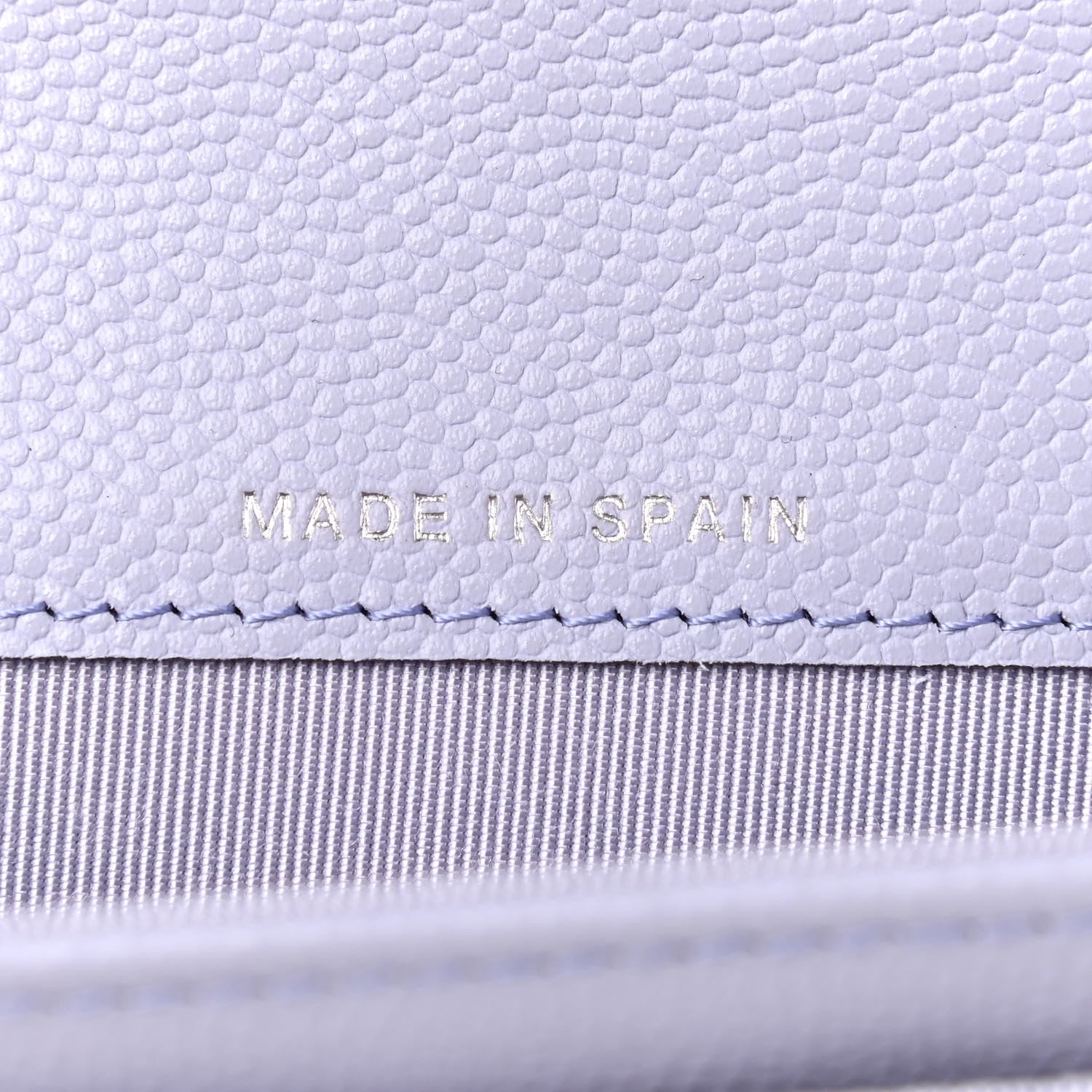 Chanel Caviar Quilted Flap Card Holder Wallet Light Purple 7 of 8