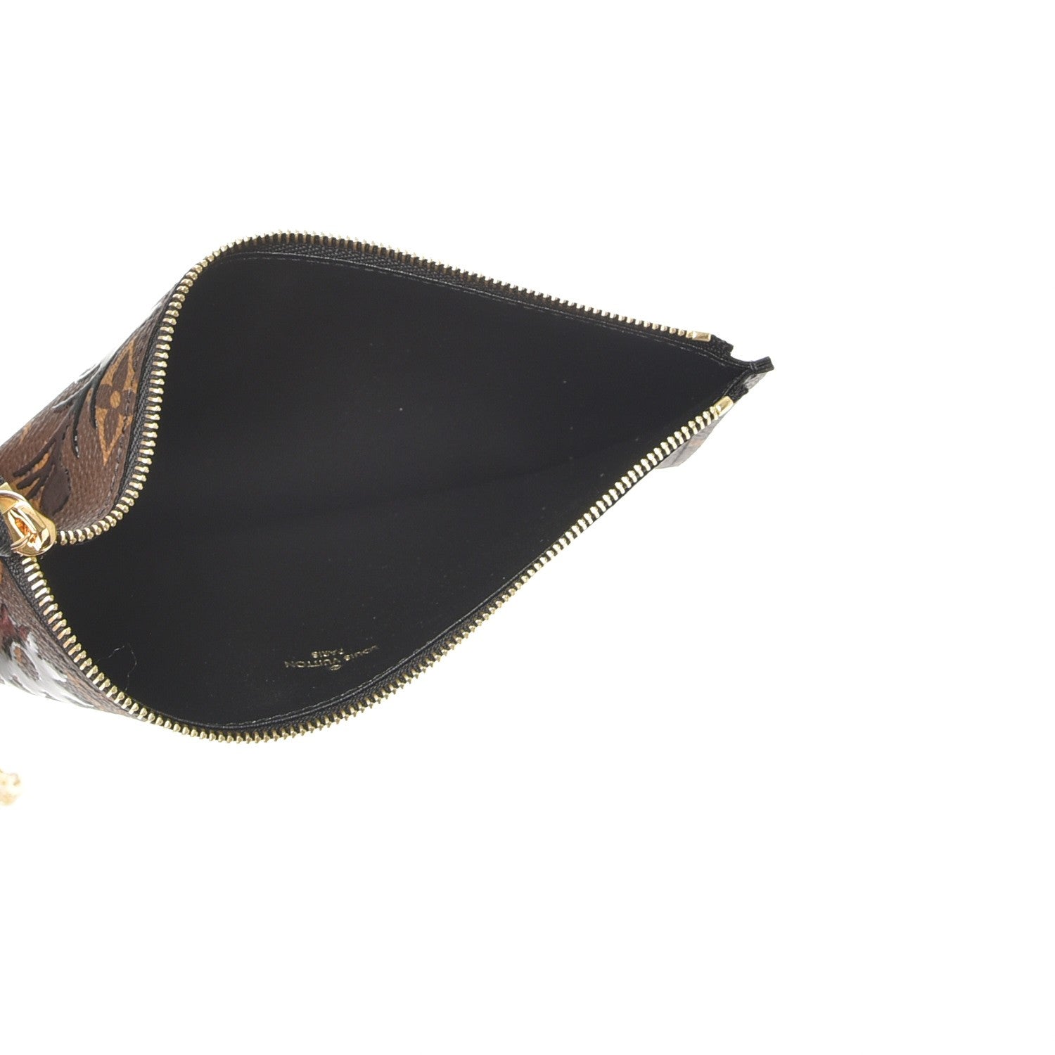 Louis Vuitton Monogram Blossom Pochette Felicie Chain Wallet Black 8 of 11