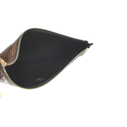Louis Vuitton Monogram Blossom Pochette Felicie Chain Wallet Black 8 of 11