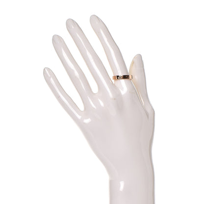Cartier 18K Pink Gold 3.5mm LOVE Wedding Band Ring 56 7.5 2 of 4