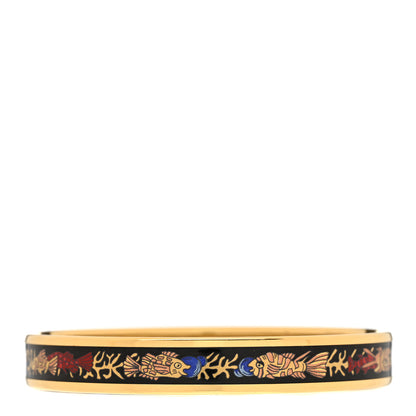 Hermes Enamel Printed Narrow Bracelet 70 1 of 5