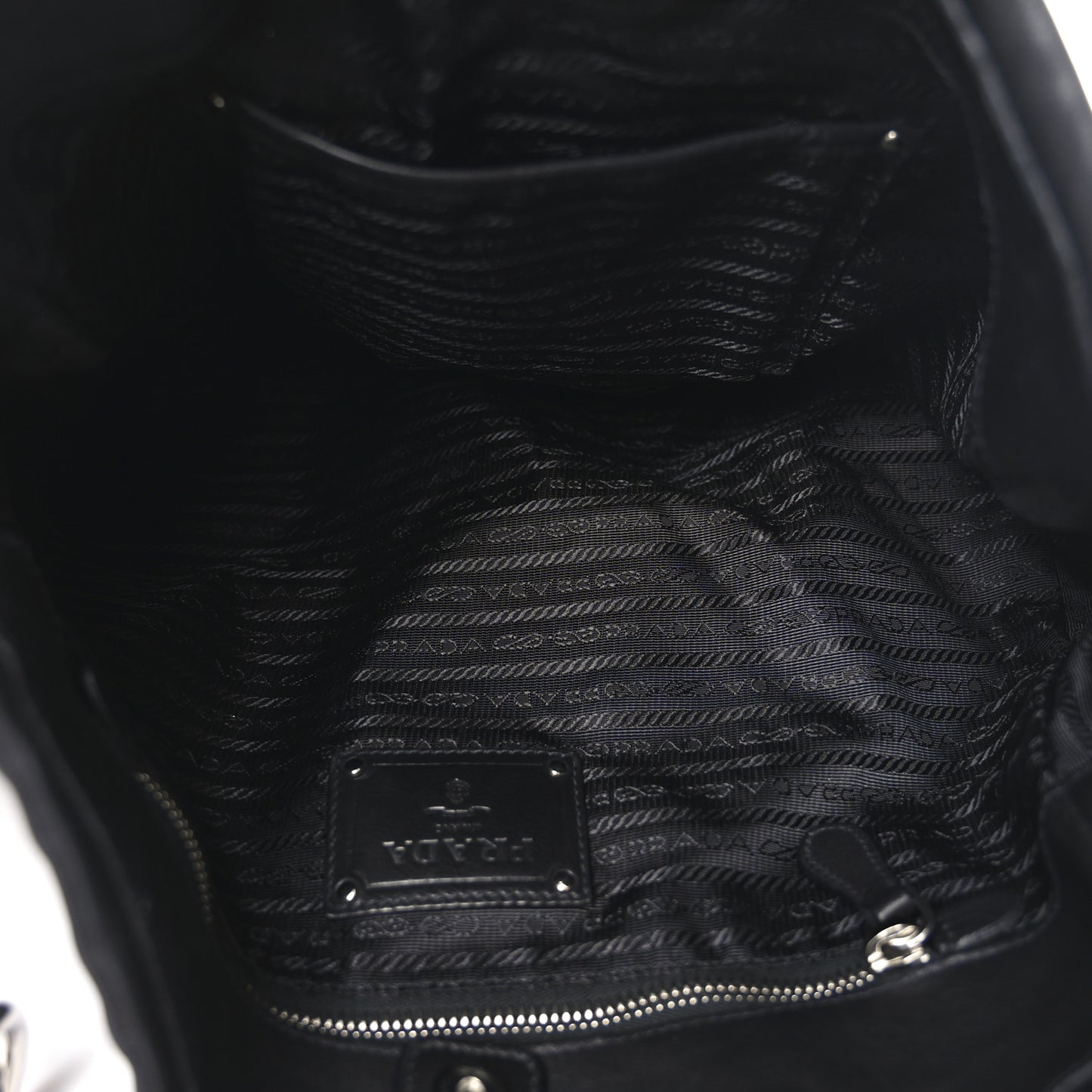 Soft Calf Two Pocket Hobo Black