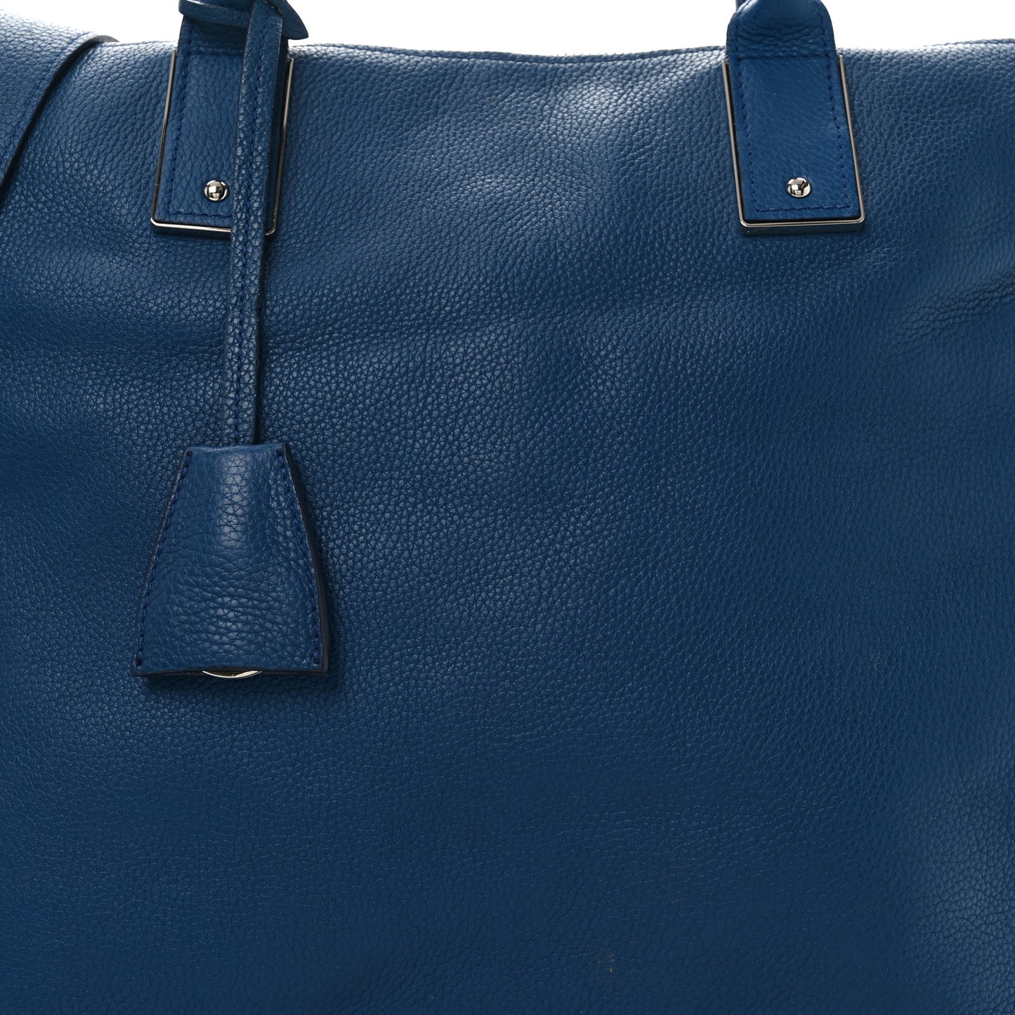 Classic Grained Calfskin Alice Satchel Blue