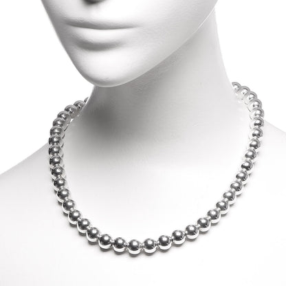 Tiffany Sterling Silver 10mm HardWear Ball Necklace 2 of 6
