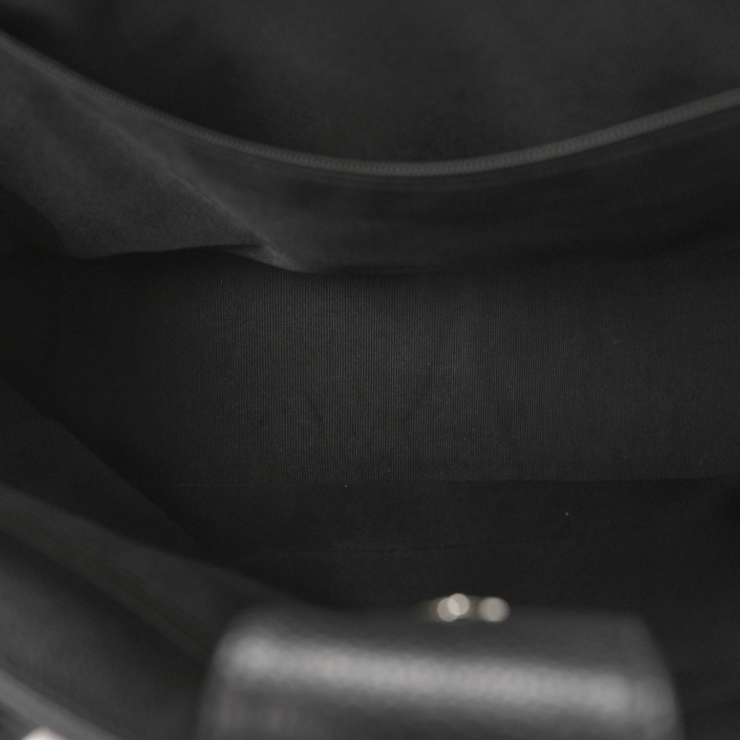 Calfskin Cerf Executive Shopper Tote Black